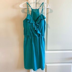 Teal bra top sundress